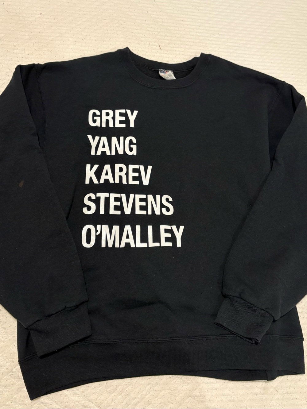 Grey’s Anatomy Sweatshirt Size L